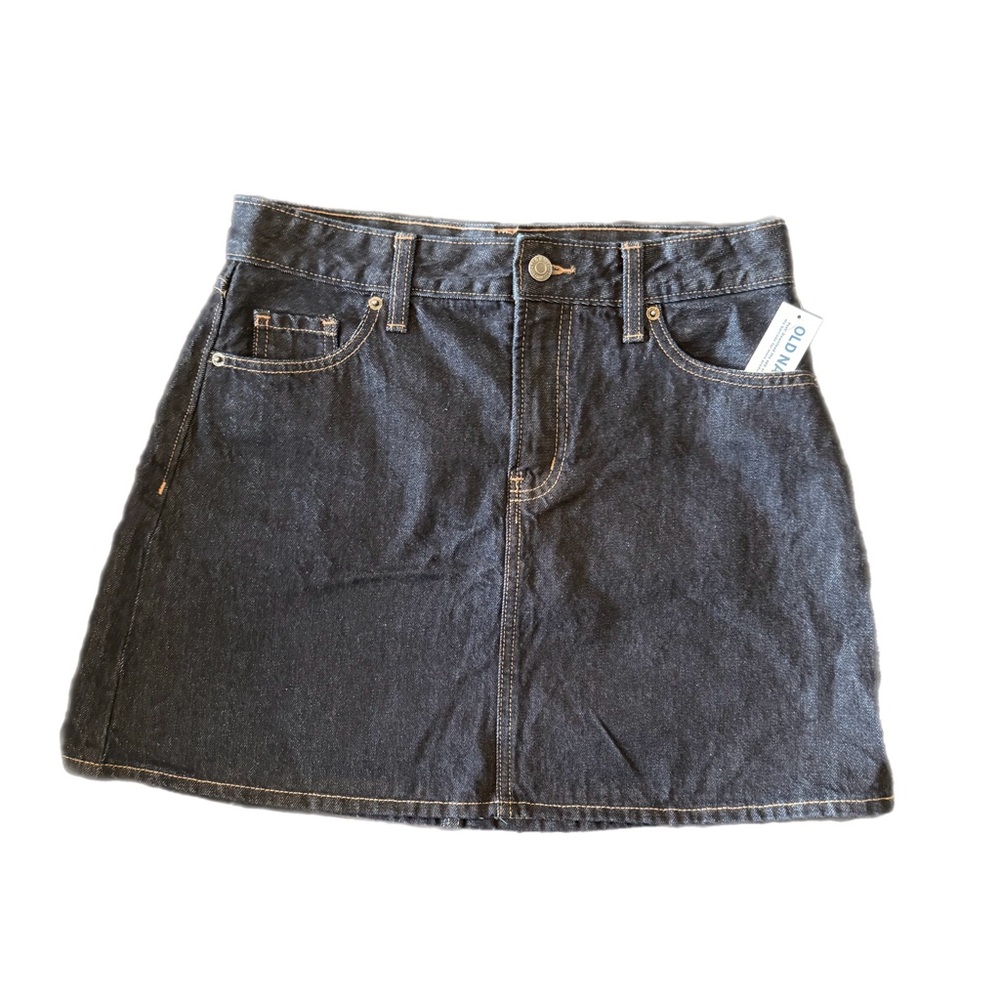 Old Navy Dark Wash High-Rise Mini Skirt NWT - Picture 6 of 9